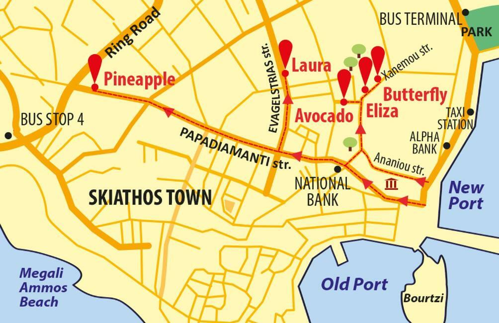 Pineapple Skiathos Ngoại thất bức ảnh